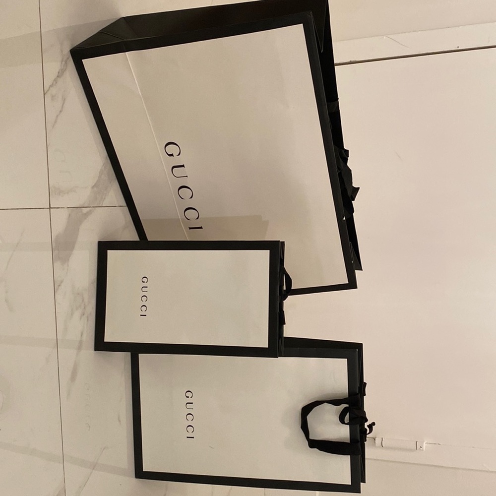 Gucci shopping bags